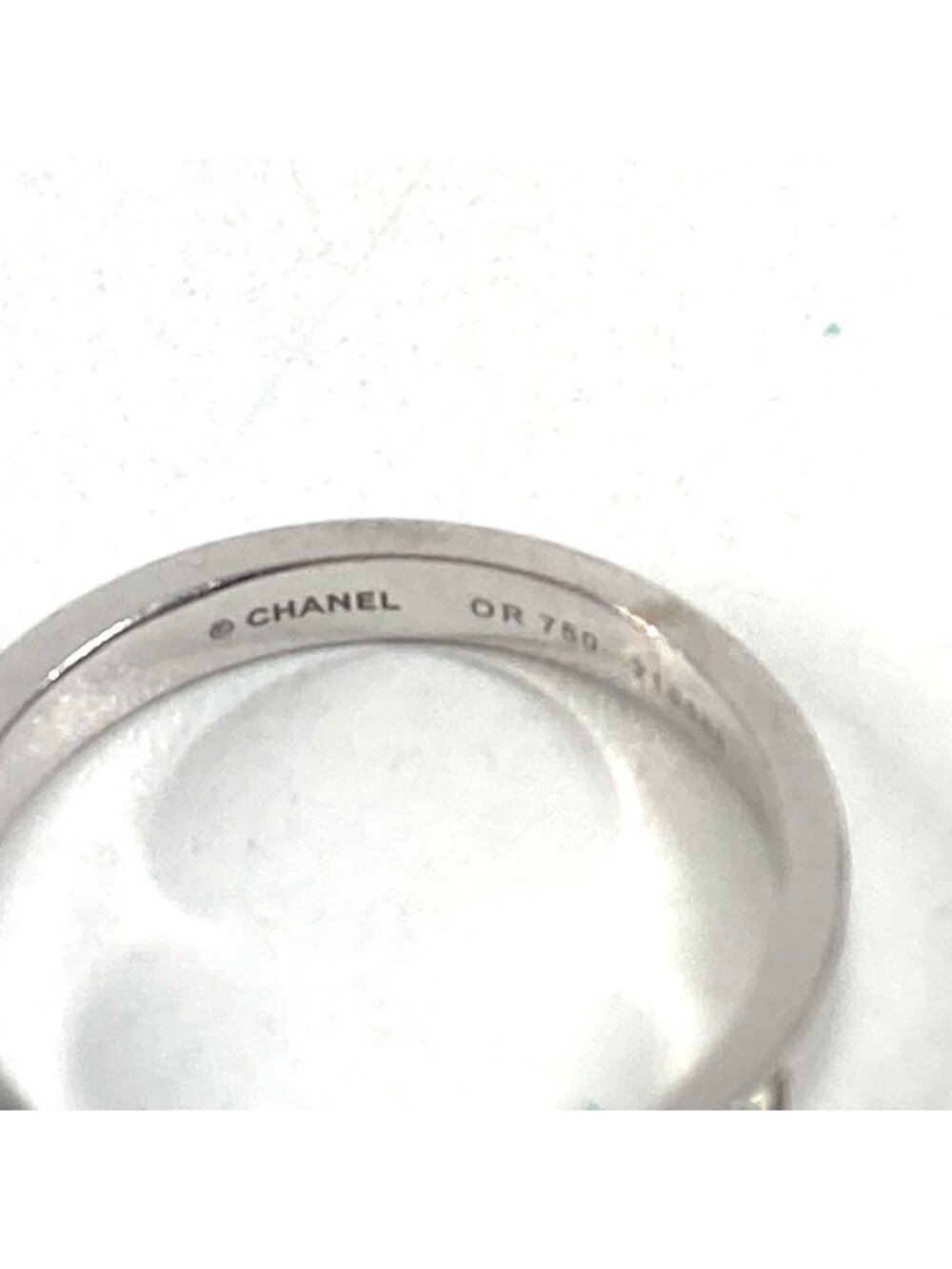 Chanel Ring Ribbon Diamond Silver - Picture 2 of 11